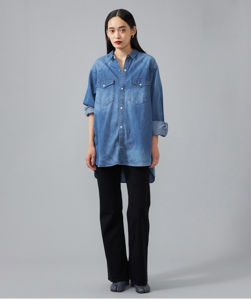 Lee(リー)の「Lee/リー STANDARD WARDROBE フレアパンツ セットアップ可(デニムパンツ・レディース・ブラック・X-SMALL/XX-SMALL/SMALL)」の22枚目の写真