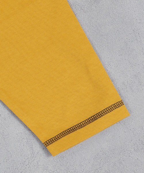 Life Support Products(ライフサポートプロダクツ)の「【COTTON from U.S.A】前後プリントビッグロンティー(Tシャツ/カットソー・キッズ・杢グレー/ホワイト/イエロー/ラベンダー・150/140/130/120/110/100/90)」の8枚目の写真