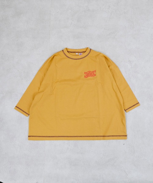 Life Support Products(ライフサポートプロダクツ)の「【COTTON from U.S.A】前後プリントビッグロンティー(Tシャツ/カットソー・キッズ・杢グレー/ホワイト/イエロー/ラベンダー・150/140/130/120/110/100/90)」の22枚目の写真