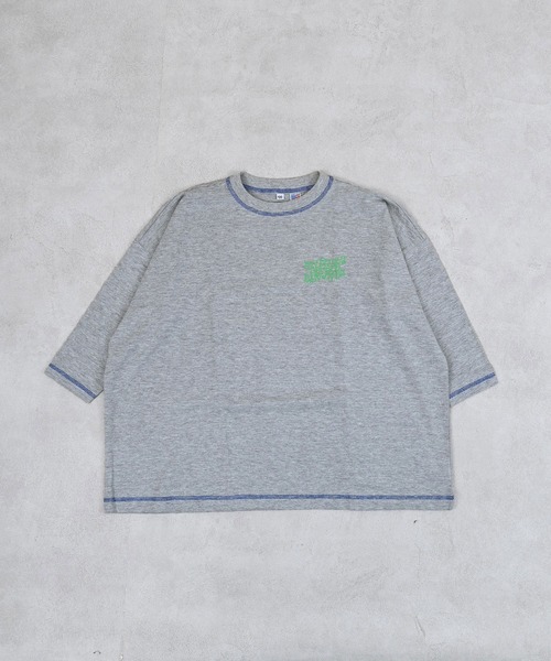 Life Support Products(ライフサポートプロダクツ)の「【COTTON from U.S.A】前後プリントビッグロンティー(Tシャツ/カットソー・キッズ・杢グレー/ホワイト/イエロー/ラベンダー・150/140/130/120/110/100/90)」の20枚目の写真