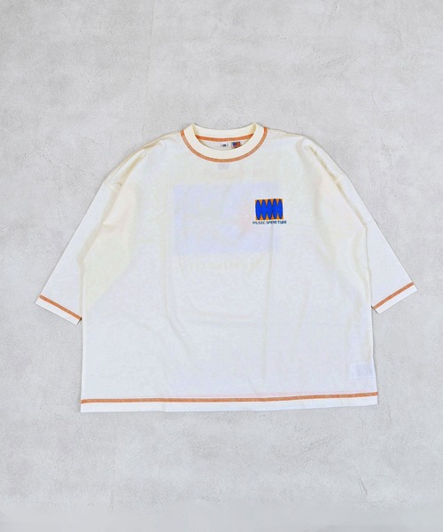 Life Support Products(ライフサポートプロダクツ)の「【COTTON from U.S.A】前後プリントビッグロンティー(Tシャツ/カットソー・キッズ・杢グレー/ホワイト/イエロー/ラベンダー・150/140/130/120/110/100/90)」の15枚目の写真