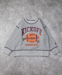 フットボールプリントトレーナー（裏毛）