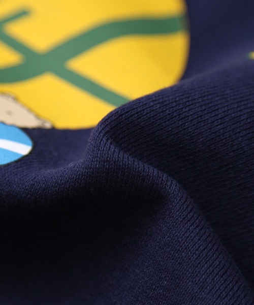 DILASH（ディラッシュ）の「フットボールプリントトレーナー（裏毛）（スウェット・キッズ・ネイビー/グレー・100/130/120/110/90/80/140）」の7枚目の写真