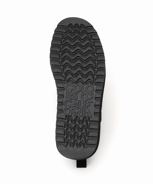 COLORS OF CALIFORNIA（カラーズオブカリフォルニア）の「*【COLORS OF CALIFORNIA】Platform suede boots（ブーツ・レディース・ベージュ/ブラック・37/38/39）」の12枚目の写真