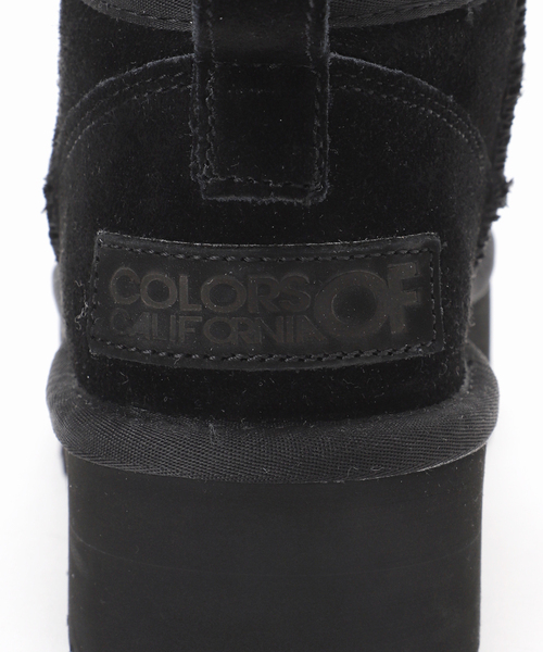 COLORS OF CALIFORNIA（カラーズオブカリフォルニア）の「*【COLORS OF CALIFORNIA】Platform suede boots（ブーツ・レディース・ベージュ/ブラック・37/38/39）」の16枚目の写真