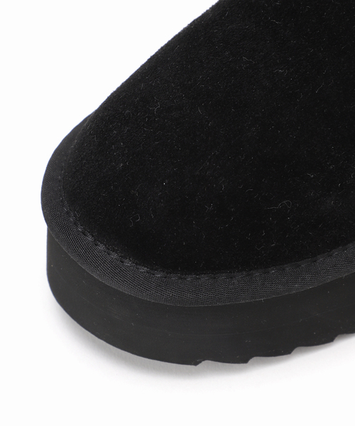 COLORS OF CALIFORNIA（カラーズオブカリフォルニア）の「*【COLORS OF CALIFORNIA】Platform suede boots（ブーツ・レディース・ベージュ/ブラック・37/38/39）」の17枚目の写真