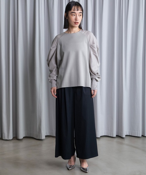 MARECHAL TERRE(マルシャルテル)の「ドッキングプルオーバー(Tシャツ/カットソー・レディース・アイボリー/ブラック/ネイビー/ライトグレー・MEDIUM)」の8枚目の写真