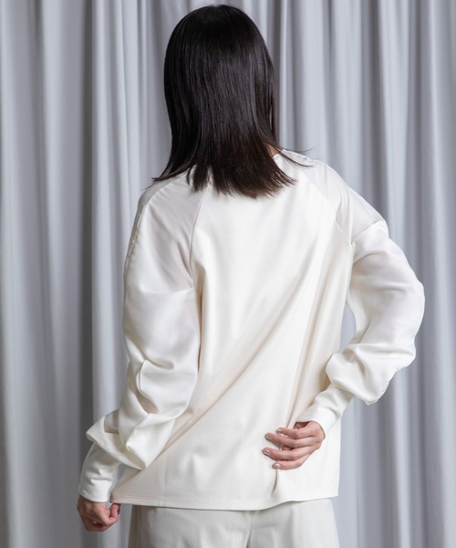MARECHAL TERRE(マルシャルテル)の「ドッキングプルオーバー(Tシャツ/カットソー・レディース・アイボリー/ブラック/ネイビー/ライトグレー・MEDIUM)」の17枚目の写真