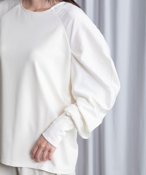 MARECHAL TERRE(マルシャルテル)の「ドッキングプルオーバー(Tシャツ/カットソー・レディース・アイボリー/ブラック/ネイビー/ライトグレー・MEDIUM)」の22枚目の写真