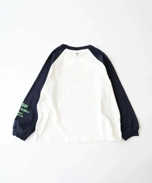 jeans-b（ジーンズベー）の「Jeans-b/ジーンズベー FOR GOODロングＴシャツ（Tシャツ/カットソー・キッズ・アイボリー/ブラック/オフホワイト・130cm/140cm/150cm/160cm）」の18枚目の写真