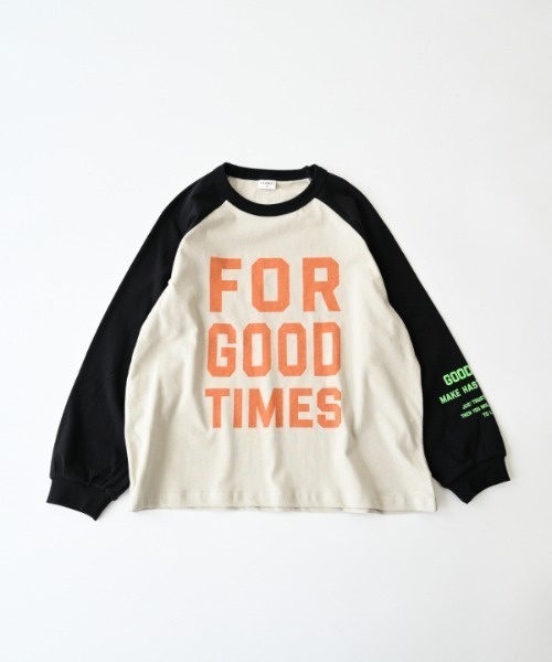 jeans-b（ジーンズベー）の「Jeans-b/ジーンズベー FOR GOODロングＴシャツ（Tシャツ/カットソー・キッズ・アイボリー/ブラック/オフホワイト・130cm/140cm/150cm/160cm）」の21枚目の写真