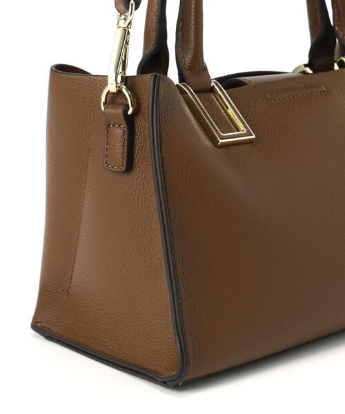 NATURAL BEAUTY BASIC（ナチュラルビューティーベーシック）の「◇スクエアメタルトートバッグ（トートバッグ・レディース・ブラウン/ホワイト系その他/ブラック・ﾌﾘ-）」の8枚目の写真