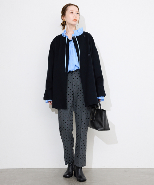 SLOBE IENA（スローブイエナ）の「《追加4》SLOBE レザートートバッグ（トートバッグ・レディース・ブラック/カーキ・FREE）」の13枚目の写真