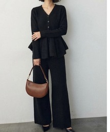 Lateru（ラテル）の「ペプラムニットセットアップ（ニット/セーター）」