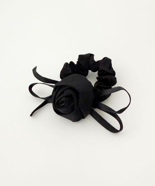 WEGO（ウィゴー）の「WEGO/ローズリボンヘアゴム（ヘアゴム・レディース・オフホワイト/ブラック・FREE）」の5枚目の写真
