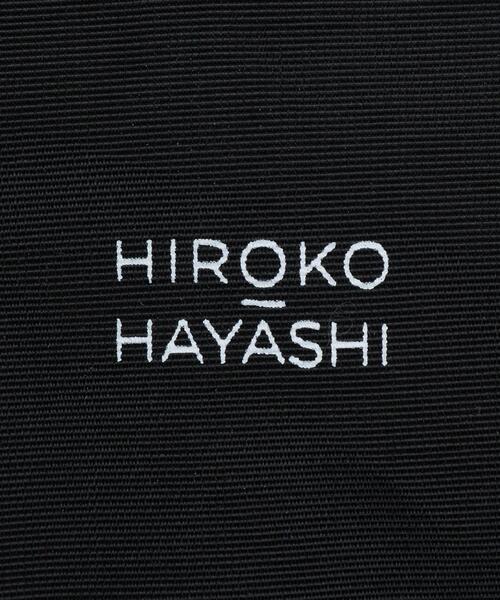 HIROKO HAYASHI(ヒロコハヤシ)の「PANIER CAMOSCIO(パニエ カモッショ)トートバッグ(トートバッグ・レディース・チャコール/ライトグリーン系・00)」の19枚目の写真