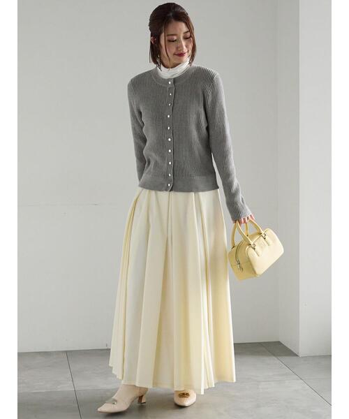 Te chichi(テチチ)の「モールリブカーディガン(カーディガン/ボレロ・レディース・ブラウン/チャコールグレー/グレー・F)」の16枚目の写真