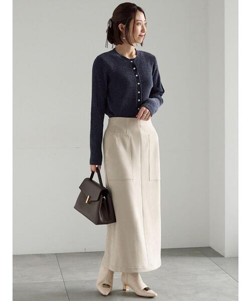 Te chichi(テチチ)の「モールリブカーディガン(カーディガン/ボレロ・レディース・ブラウン/チャコールグレー/グレー・F)」の19枚目の写真