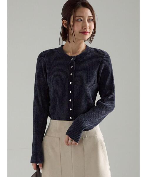 Te chichi(テチチ)の「モールリブカーディガン(カーディガン/ボレロ・レディース・ブラウン/チャコールグレー/グレー・F)」の20枚目の写真