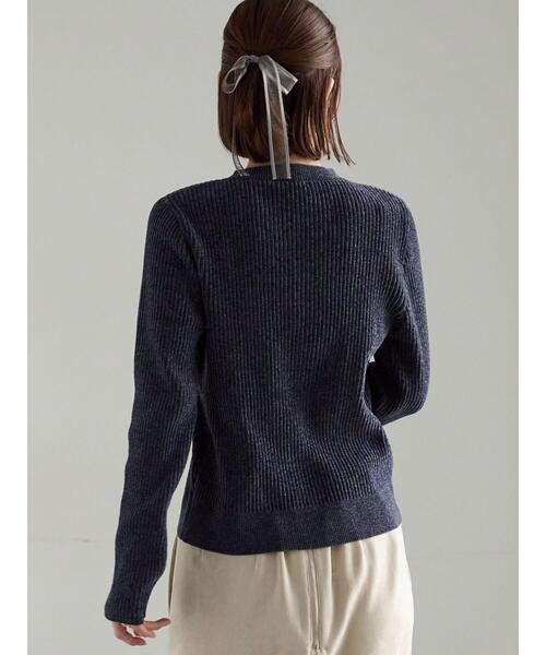 Te chichi(テチチ)の「モールリブカーディガン(カーディガン/ボレロ・レディース・ブラウン/チャコールグレー/グレー・F)」の21枚目の写真