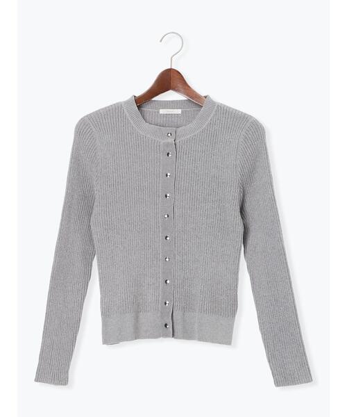 Te chichi(テチチ)の「モールリブカーディガン(カーディガン/ボレロ・レディース・ブラウン/チャコールグレー/グレー・F)」の13枚目の写真
