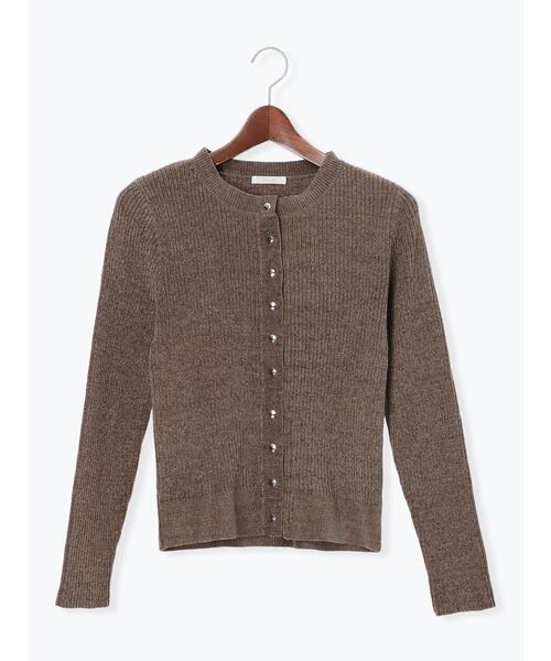 Te chichi(テチチ)の「モールリブカーディガン(カーディガン/ボレロ・レディース・ブラウン/チャコールグレー/グレー・F)」の14枚目の写真