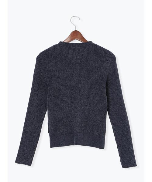 Te chichi(テチチ)の「モールリブカーディガン(カーディガン/ボレロ・レディース・ブラウン/チャコールグレー/グレー・F)」の9枚目の写真