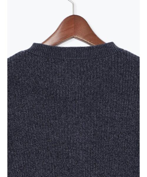 Te chichi(テチチ)の「モールリブカーディガン(カーディガン/ボレロ・レディース・ブラウン/チャコールグレー/グレー・F)」の4枚目の写真