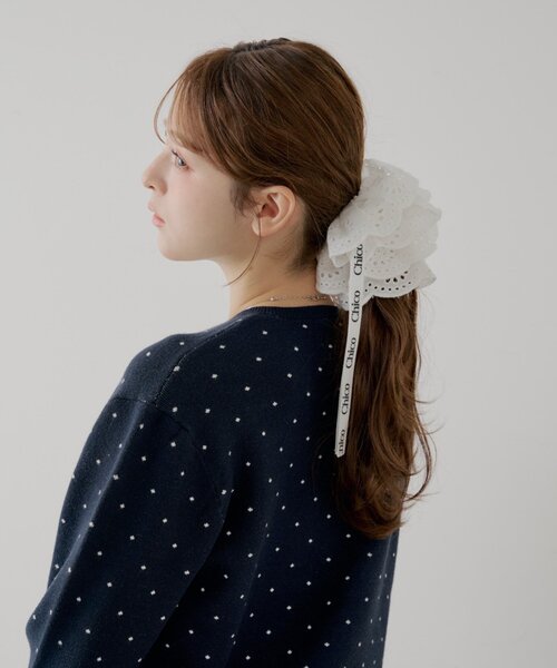 コットンレースBIGシュシュ（シュシュ）｜Chico（チコ）のファッション