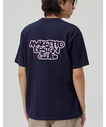 MAKEITTO（メイキット）の「[DESIGN CLUB] CREW NECK TEE_NAVY（Tシャツ/カットソー）」