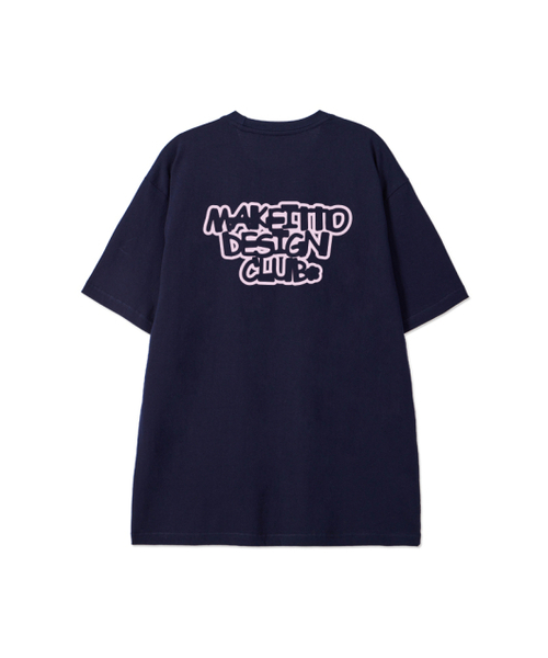 MAKEITTO（メイキット）の「[DESIGN CLUB] CREW NECK TEE_NAVY（Tシャツ/カットソー・メンズ・その他・MEDIUM/LARGE/X-LARGE/XX-LARGE）」の3枚目の写真