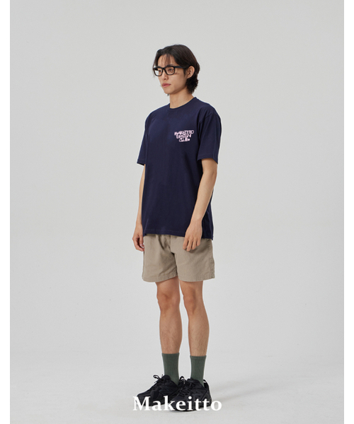 MAKEITTO（メイキット）の「[DESIGN CLUB] CREW NECK TEE_NAVY（Tシャツ/カットソー・メンズ・その他・MEDIUM/LARGE/X-LARGE/XX-LARGE）」の4枚目の写真