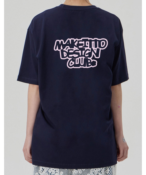 MAKEITTO（メイキット）の「[DESIGN CLUB] CREW NECK TEE_NAVY（Tシャツ/カットソー・メンズ・その他・MEDIUM/LARGE/X-LARGE/XX-LARGE）」の8枚目の写真