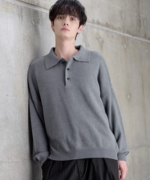 【マシンウォッシャブル】シルキータッチもちもちポロニット