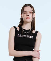 L11 CUTOUT SLEEVELESS(BLACK)