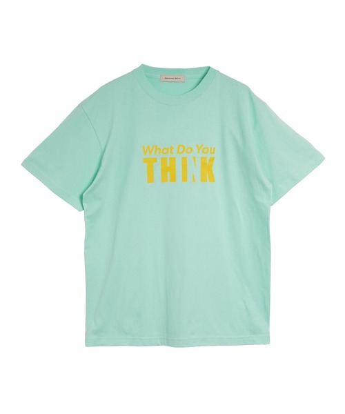 September SEOUL(セプテンバーソウル)の「メッセージロゴ プリントTシャツ(Tシャツ/カットソー・レディース・ホワイト/グリーン・FREE)」の10枚目の写真