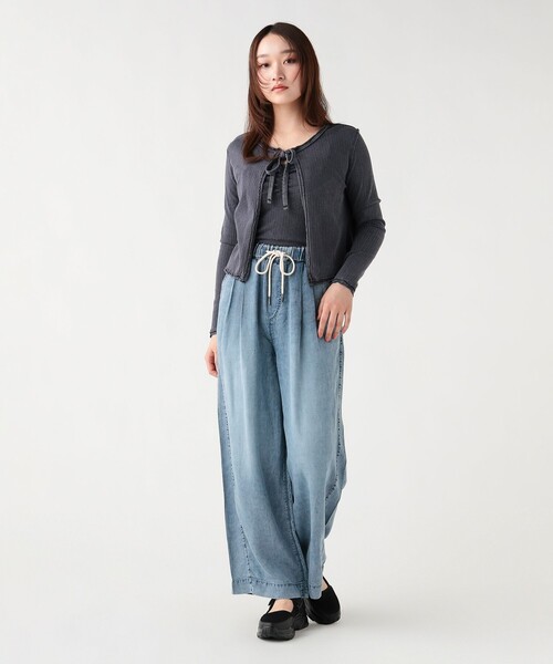 BEAMS HEART(ビームスハート)の「ヴィンテージ風 ツインカットソー(セットアイテム)(Tシャツ/カットソー・レディース・ピンク/ベージュ/チャコールグレー/ブラック系その他4/ブラウン系その他/レッド系その他2・FREE)」の7枚目の写真