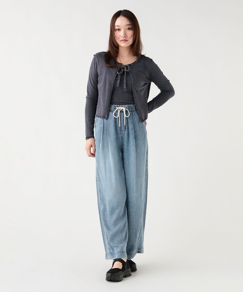 BEAMS HEART(ビームスハート)の「ヴィンテージ風 ツインカットソー(セットアイテム)(Tシャツ/カットソー・レディース・ピンク/ベージュ/チャコールグレー/ブラック系その他4/ブラウン系その他/レッド系その他2・FREE)」の8枚目の写真
