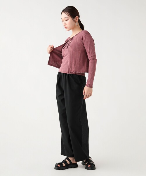 BEAMS HEART(ビームスハート)の「ヴィンテージ風 ツインカットソー(セットアイテム)(Tシャツ/カットソー・レディース・ピンク/ベージュ/チャコールグレー/ブラック系その他4/ブラウン系その他/レッド系その他2・FREE)」の16枚目の写真