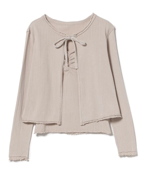 BEAMS HEART(ビームスハート)の「ヴィンテージ風 ツインカットソー(セットアイテム)(Tシャツ/カットソー・レディース・ピンク/ベージュ/チャコールグレー/ブラック系その他4/ブラウン系その他/レッド系その他2・FREE)」の20枚目の写真