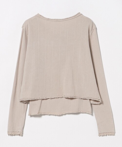 BEAMS HEART(ビームスハート)の「ヴィンテージ風 ツインカットソー(セットアイテム)(Tシャツ/カットソー・レディース・ピンク/ベージュ/チャコールグレー/ブラック系その他4/ブラウン系その他/レッド系その他2・FREE)」の21枚目の写真