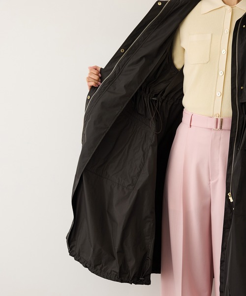 ROPE'（ロペ）の「撥水フーデッドドロストロング丈コート（マウンテンパーカー・レディース・ダークブラウン・FREE）」の20枚目の写真