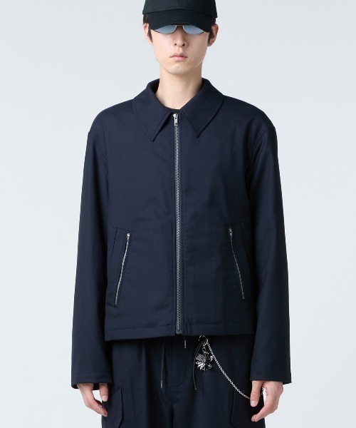 SHOOP （シュープ）の「SHOOP EVERYDAY ZIPPER JACKET (SHSS26010)（その他アウター・メンズ・ネイビー・MEDIUM/LARGE）」の6枚目の写真
