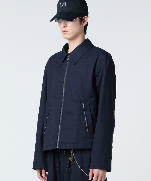 SHOOP （シュープ）の「SHOOP EVERYDAY ZIPPER JACKET (SHSS26010)（その他アウター・メンズ・ネイビー・MEDIUM/LARGE）」の7枚目の写真