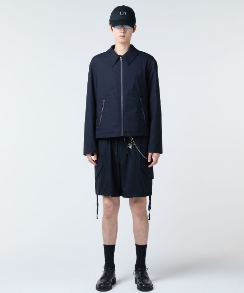 SHOOP （シュープ）の「SHOOP EVERYDAY ZIPPER JACKET (SHSS26010)（その他アウター・メンズ・ネイビー・MEDIUM/LARGE）」の9枚目の写真