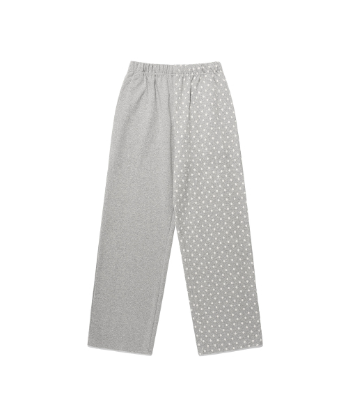 ISTKUNST（イストクンスト）の「DOT COMBI PANTS_GREY(IK2FFFPA01A)（スウェットパンツ・レディース・グレー・FREE）」の6枚目の写真