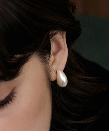 NP019 Pearl Volume Earrings