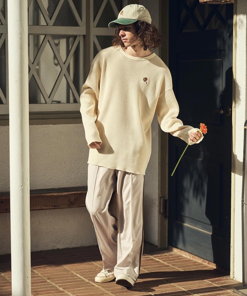 UN-FILLED(アンフィルド)の「mp14524- GARBERA EMB TRACK PANTS トラックパンツ(SDUF-2608)(その他パンツ・メンズ・グレー系その他/ベージュ系その他/ブラック×ホワイト・XL/L/M)」の11枚目の写真