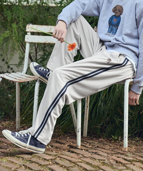 UN-FILLED(アンフィルド)の「mp14524- GARBERA EMB TRACK PANTS トラックパンツ(SDUF-2608)(その他パンツ・メンズ・グレー系その他/ベージュ系その他/ブラック×ホワイト・XL/L/M)」の14枚目の写真