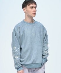 Naive magic（ナイーブマジック）の「NAIVE MAGIC (ナイーブマジック) 袖刺繍 ストレッチ スウェット トレーナー（スウェット）」